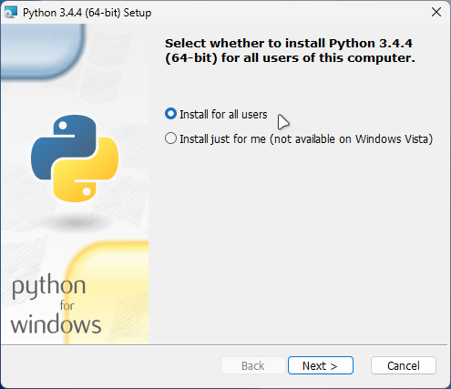 选择为所有人安装