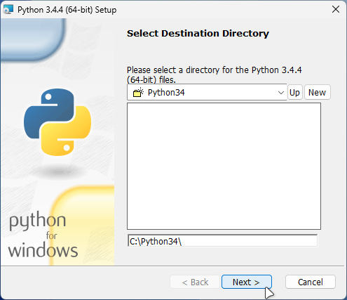 安装Python 3.4.4
